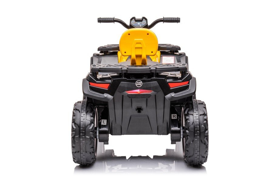 Vaikiškas geltonas elektrinis keturratis quad s615 24v