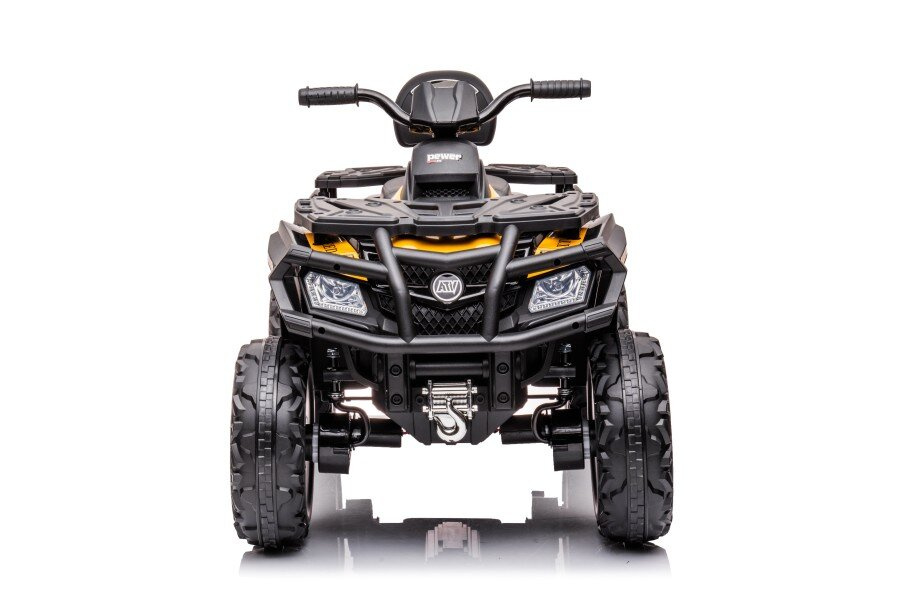 Vaikiškas geltonas elektrinis keturratis quad s615 24v
