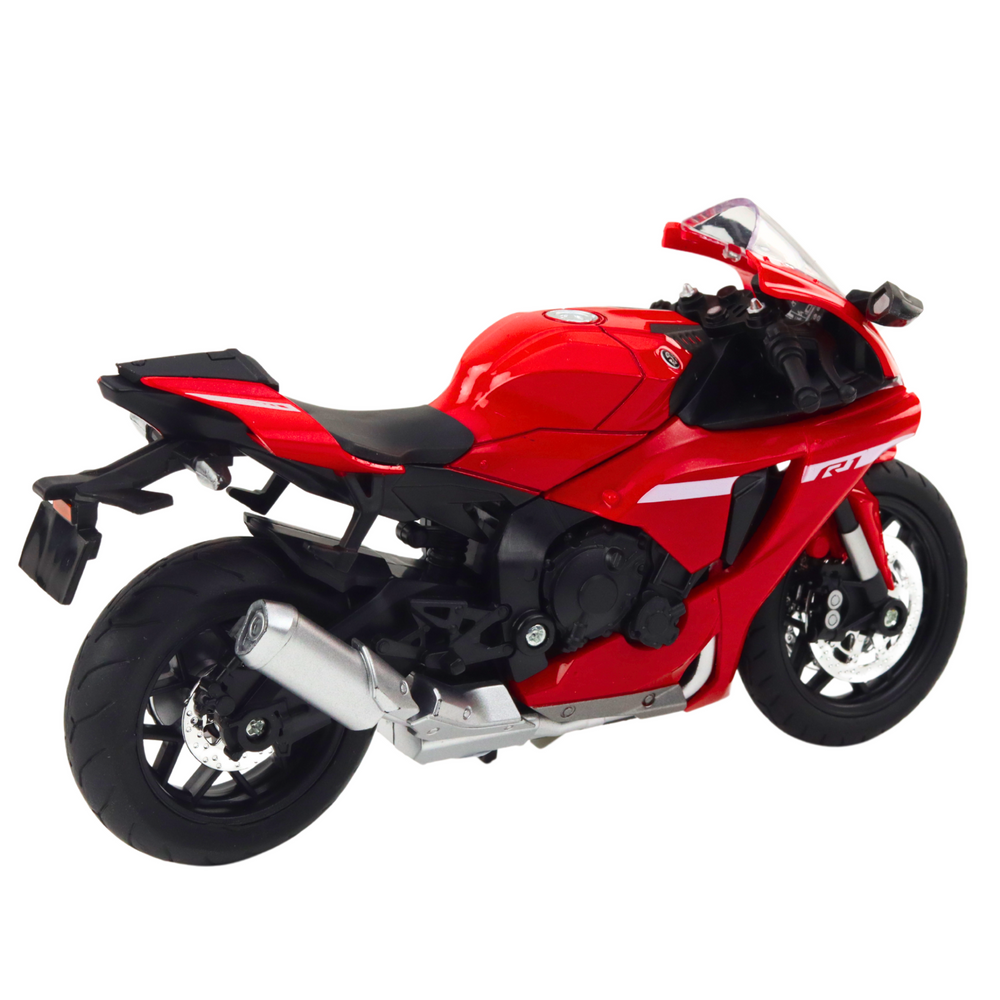 Sportinis motociklas metalinis raudonas r1 1:12
