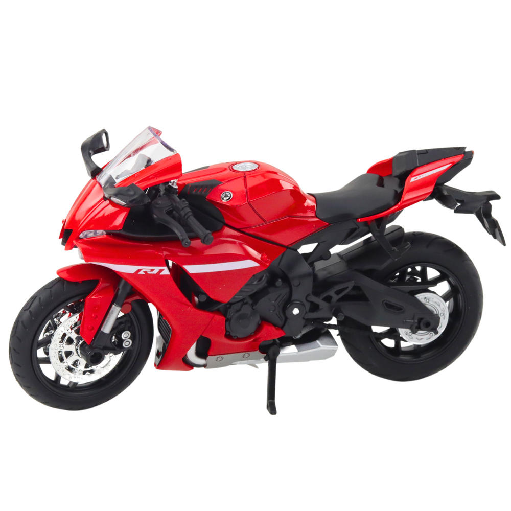 Sportinis motociklas metalinis raudonas r1 1:12