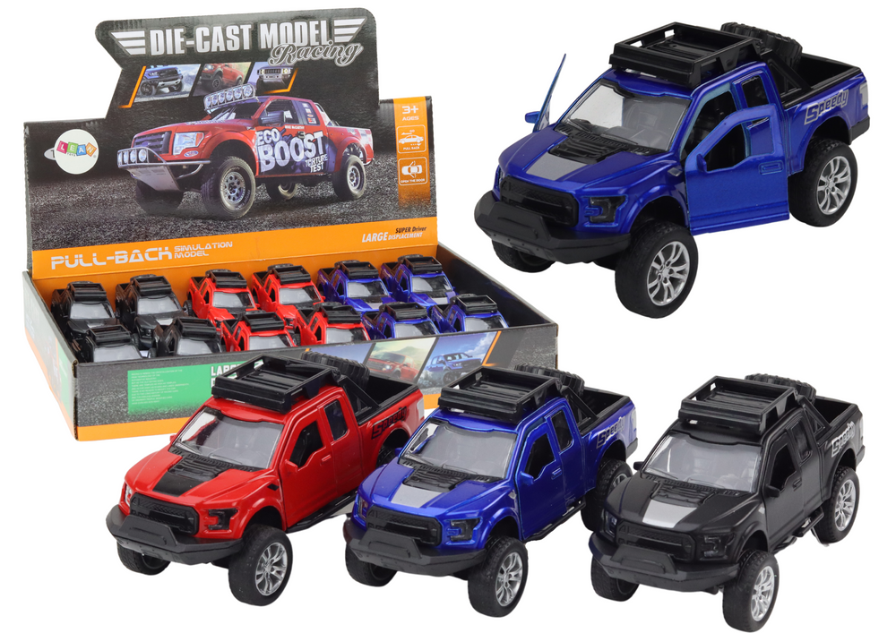 Visureigis automobilis die-cast model, įvairių spalvų