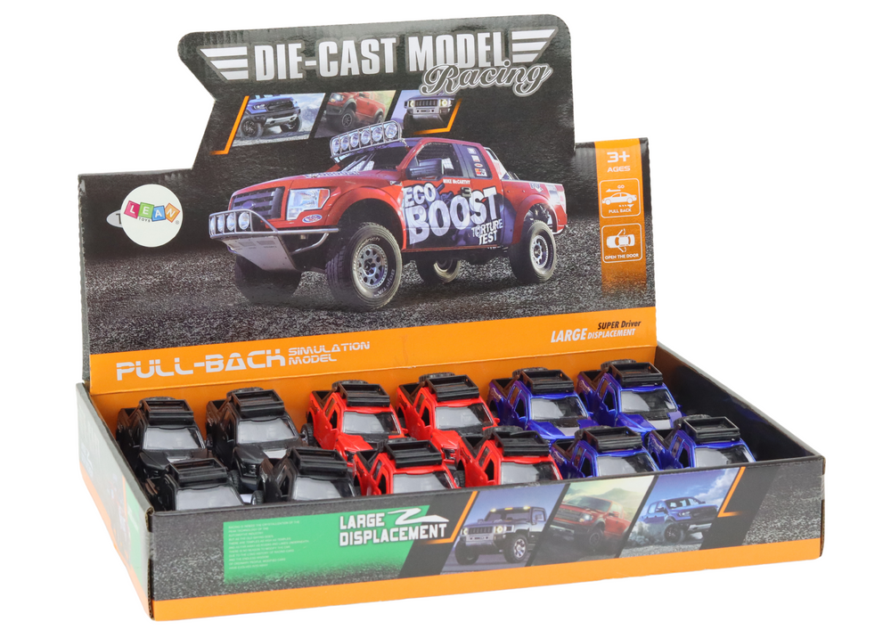 Visureigis automobilis die-cast model, įvairių spalvų