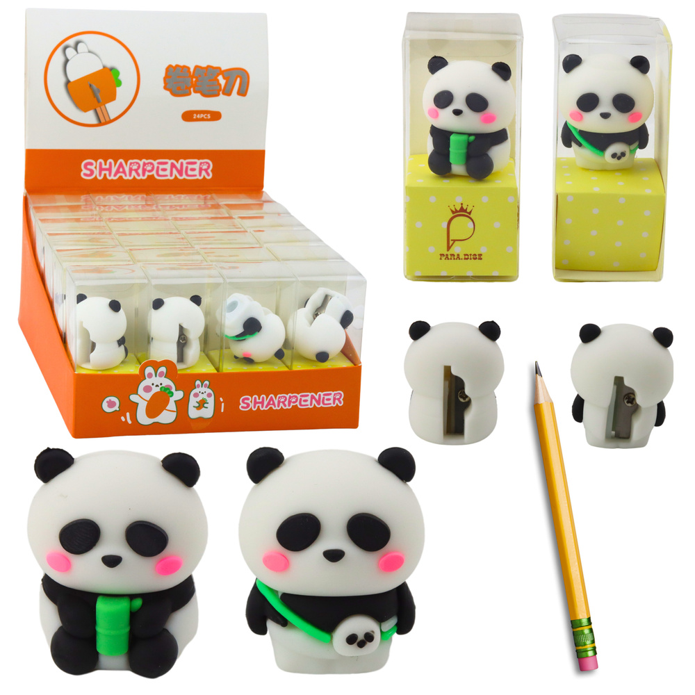 Panda pieštukų drožtukas