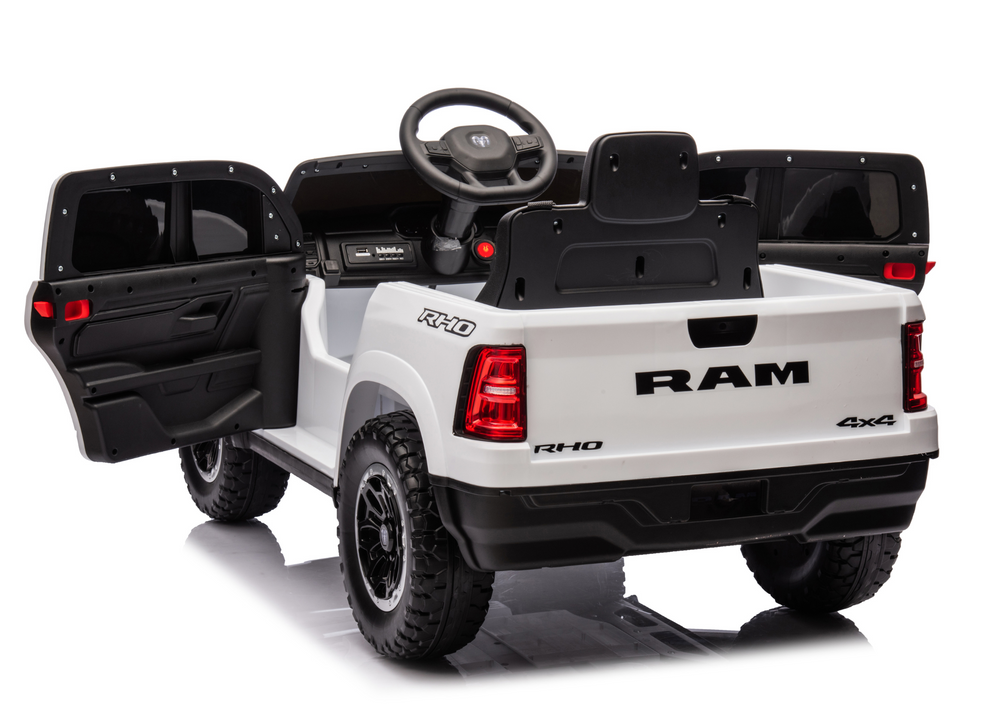 Akumuliatorinis automobilis vaikams zb618 dodge ram juodas