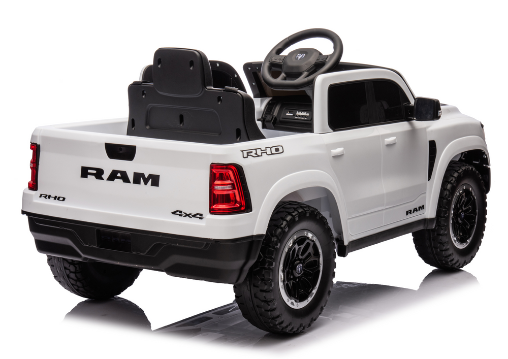 Akumuliatorinis automobilis vaikams zb618 dodge ram juodas