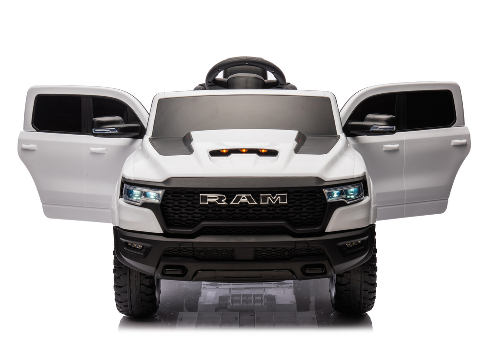 Akumuliatorinis automobilis vaikams zb618 dodge ram juodas