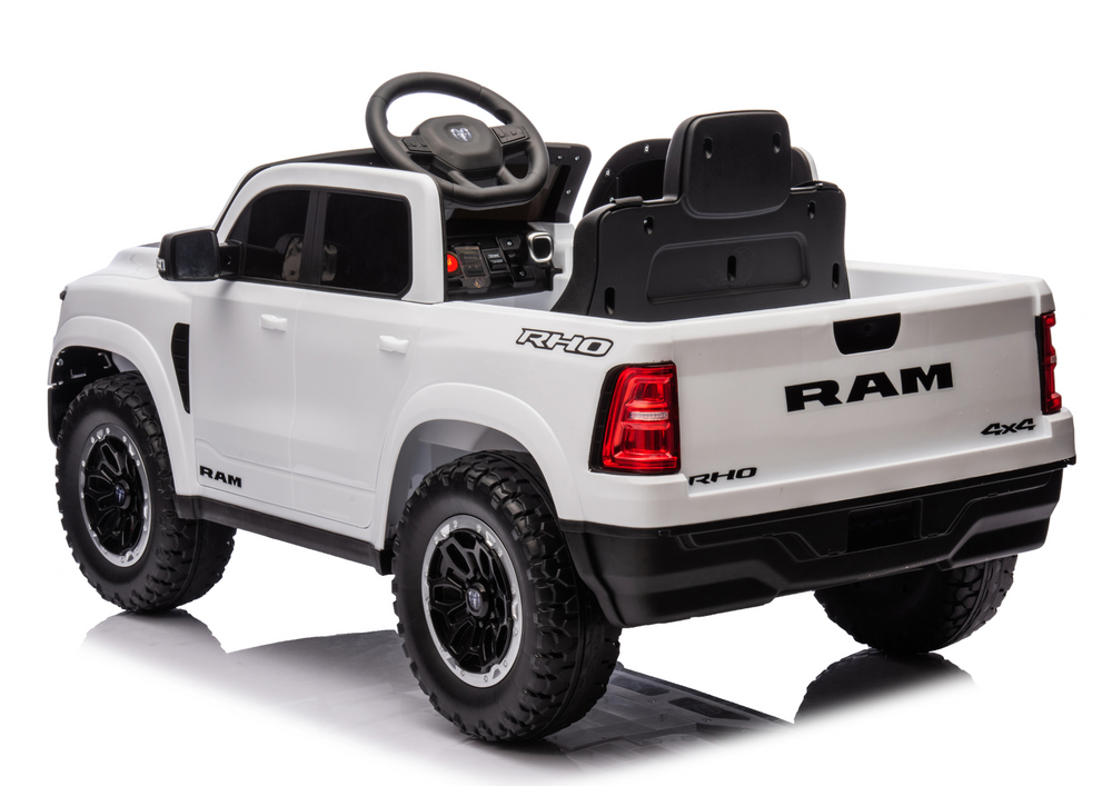 Akumuliatorinis automobilis vaikams zb618 dodge ram juodas