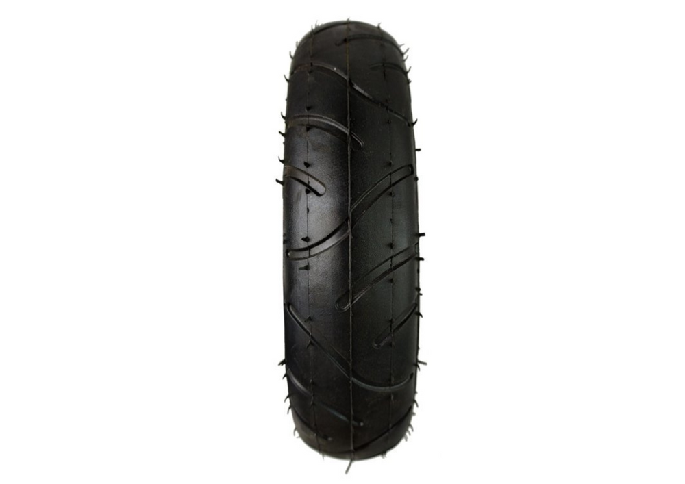 Priekinis plastikinis ratas PRO600 su pripučiama guma 30x8 cm 2