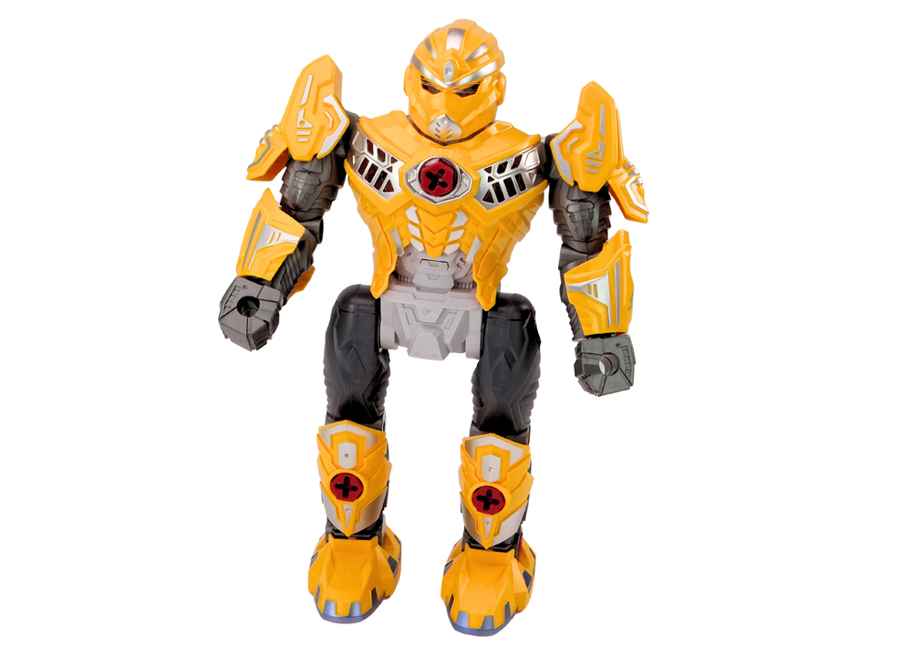 Geltonas robotas su gręžimo funkcija ir šviesos bei garso efektais 2