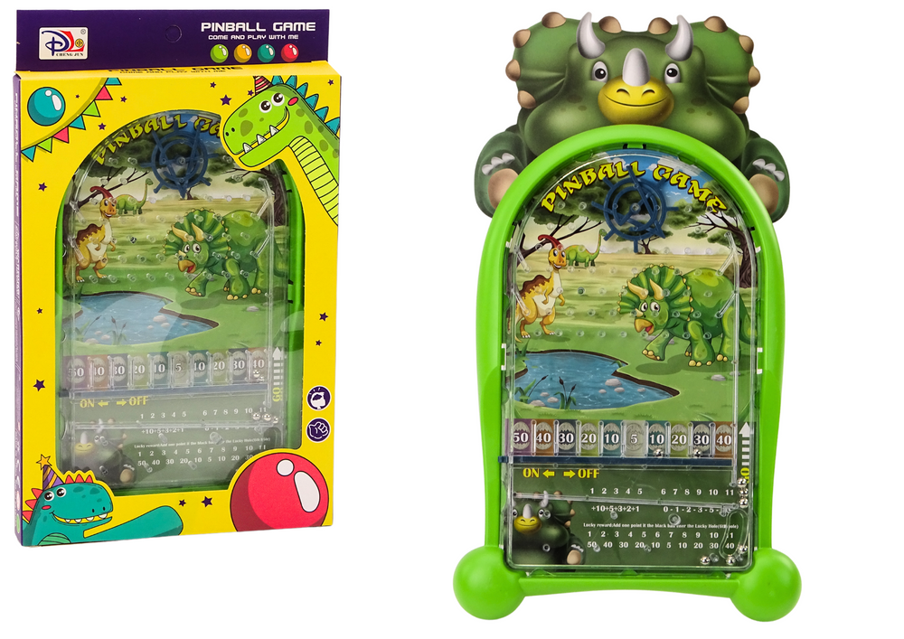 Edukacinis žaidimas pinball dinozauras lean toys