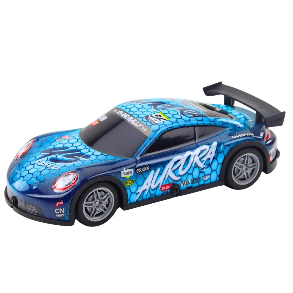 Nuotoliniu būdu valdomas rc lenktynių automobilis, 27mhz, 20x5x8 cm 1