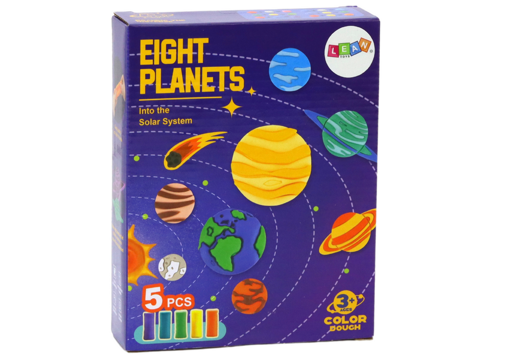 Plastilino rinkinys lean toys, 5 vnt