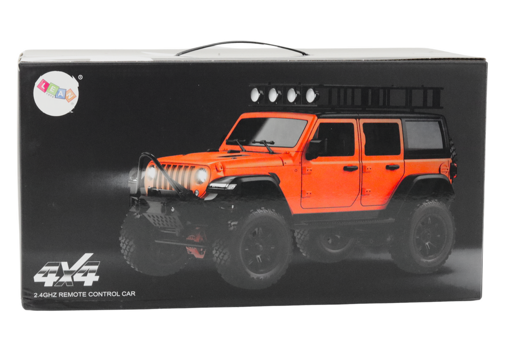 Nuotoliniu būdu valdomas visureigis rc 4x4, pilkas