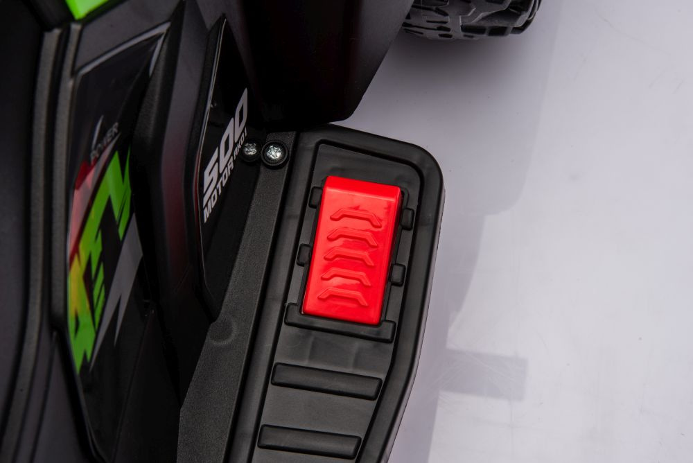 Vaikiškas elektrinis keturratis lean cars gts1155, žalias, 6v