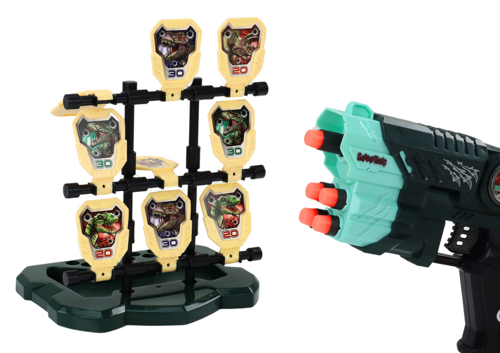 Žaislinis pistoleto rinkinys lean toys , žalias