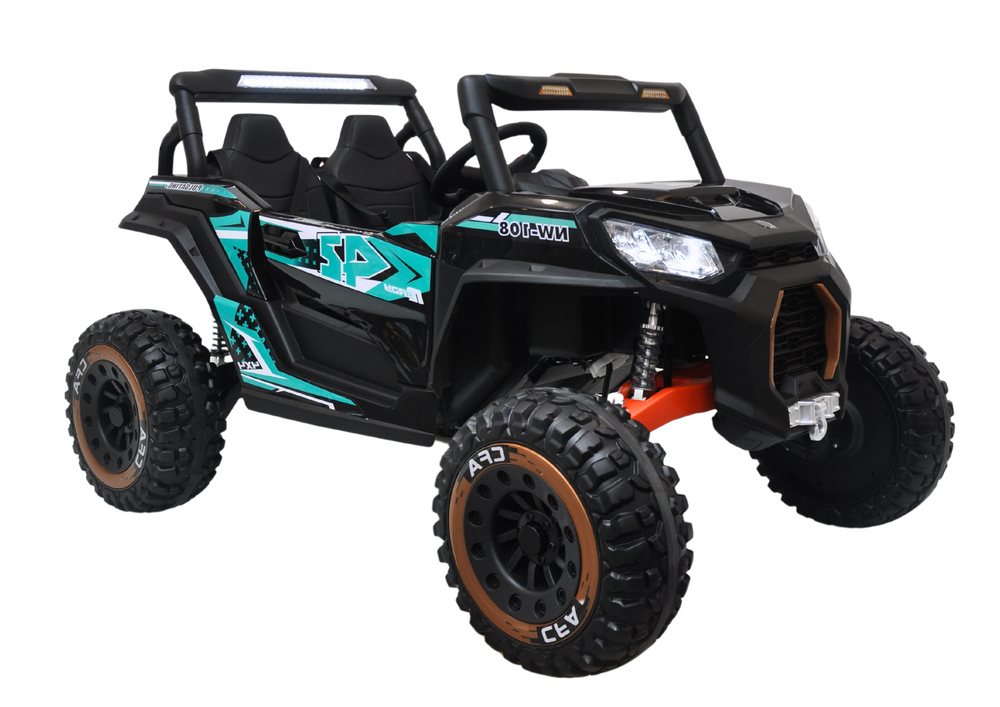 Akumuliatorinis buggy nel-913 juodas 4x4 24v