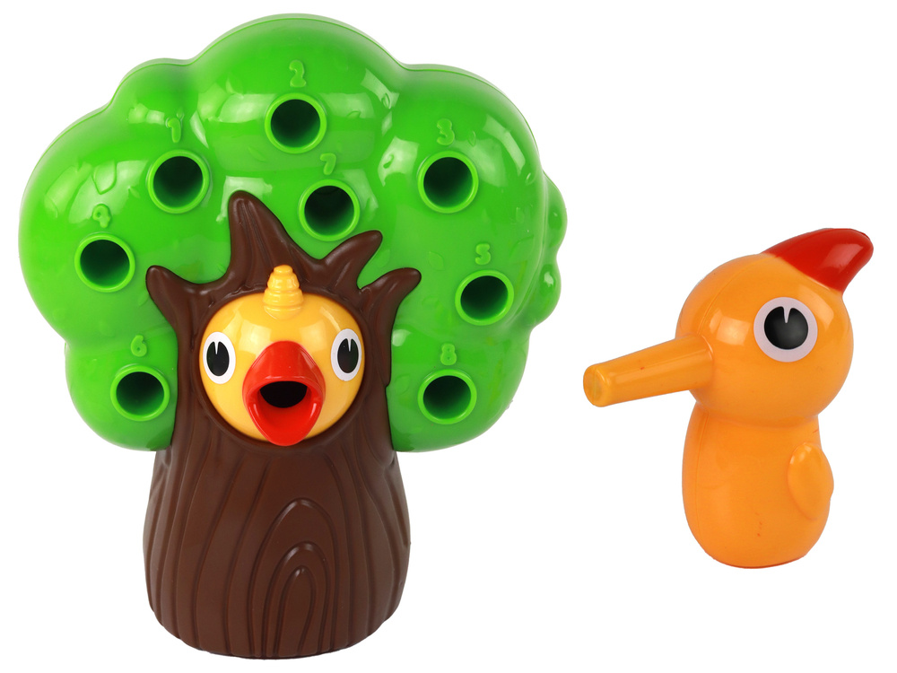 Magnetinis arkadinis žaidimas pagauk kirminą ir pamaitink paukštį lean toys, 10 d.