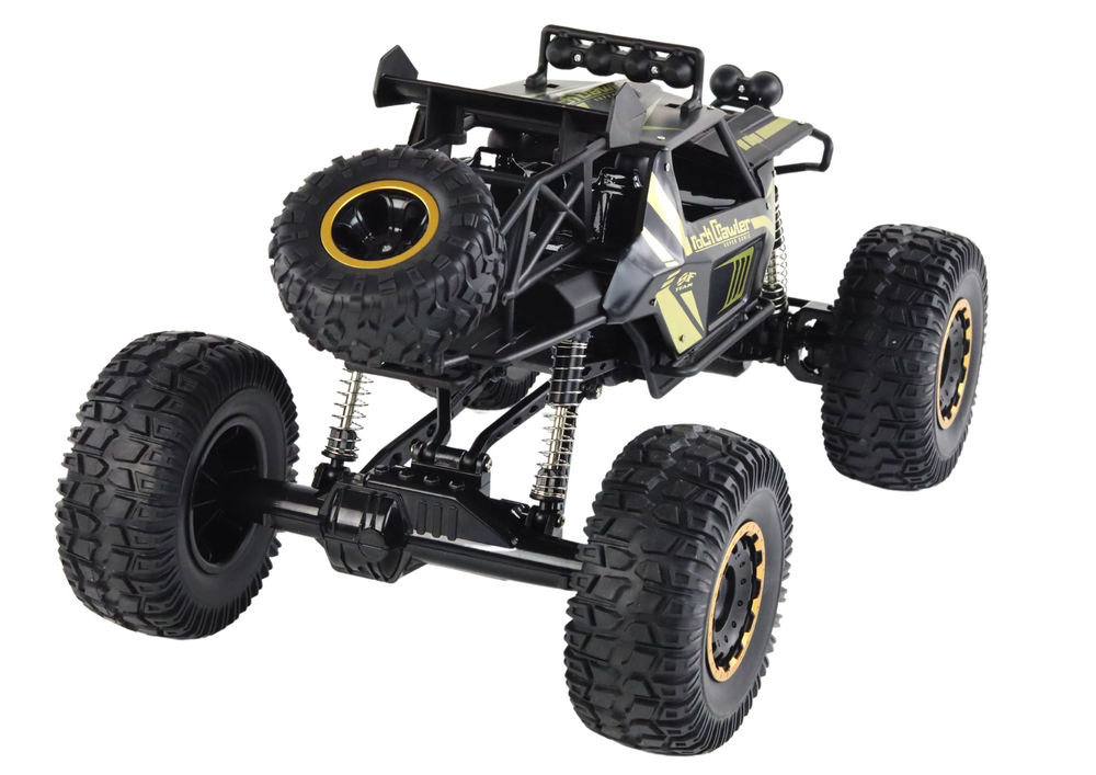 Nuotoliniu būdu valdomas automobilis lean toys, juodas