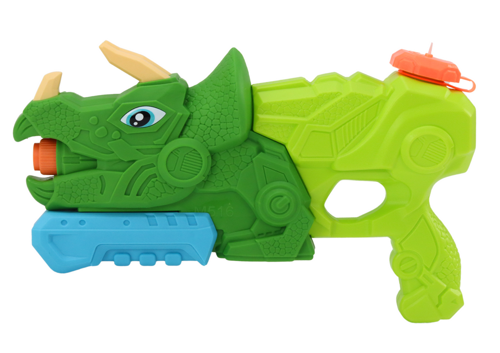 Dinozaurų formos vandens pistoletas triceratopsas, 1000 ml, 7 m diapazonas