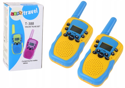 Žaislinės racijos lean toys, 2 vnt.