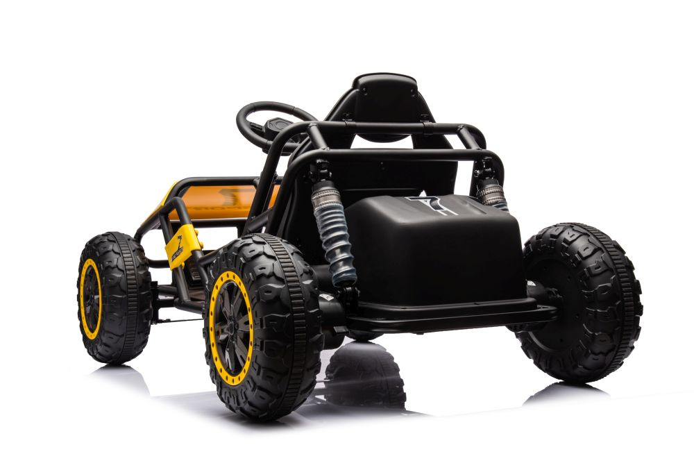 Vienvietis vaikiškas elektromobilis buggy a8812, oranžinis