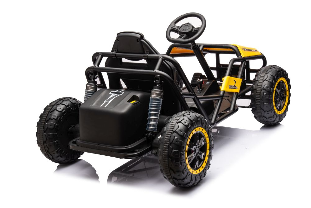 Vienvietis vaikiškas elektromobilis buggy a8812, oranžinis