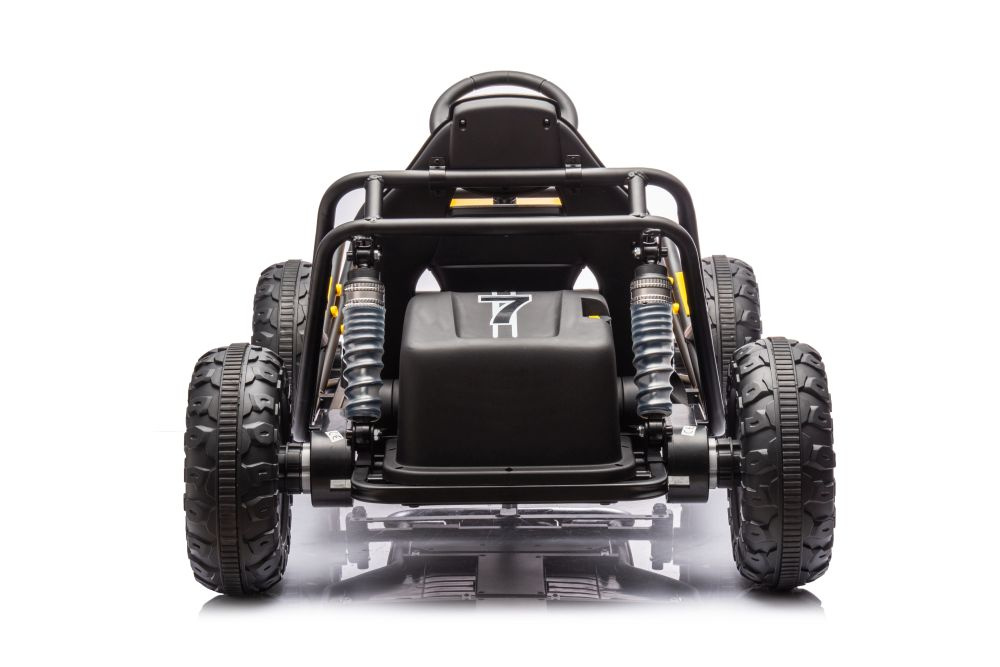 Vienvietis vaikiškas elektromobilis buggy a8812, oranžinis