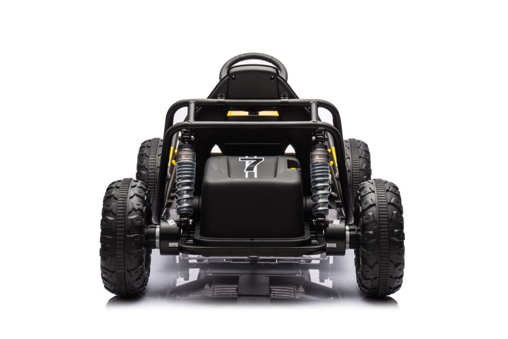 Vienvietis vaikiškas elektromobilis buggy a8812, oranžinis