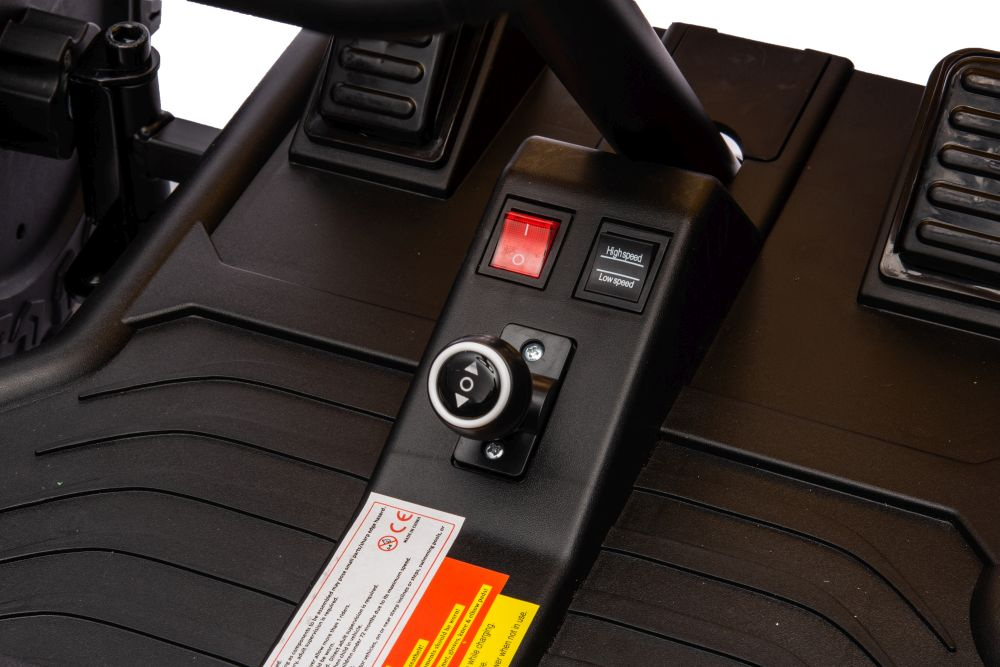 Vienvietis vaikiškas elektromobilis buggy a8812, oranžinis