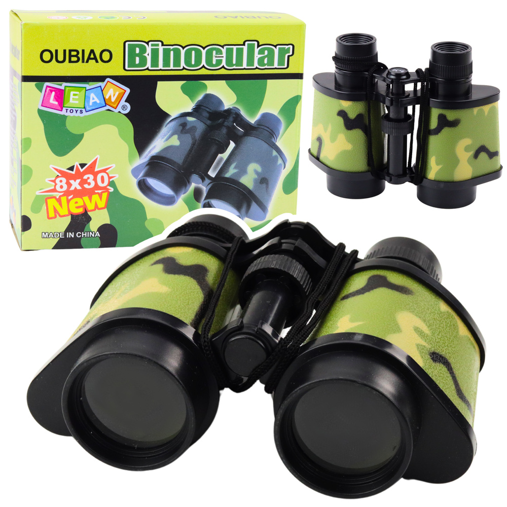 Vaikiški žiūronai su maskuojančiu korpusu 8x30
