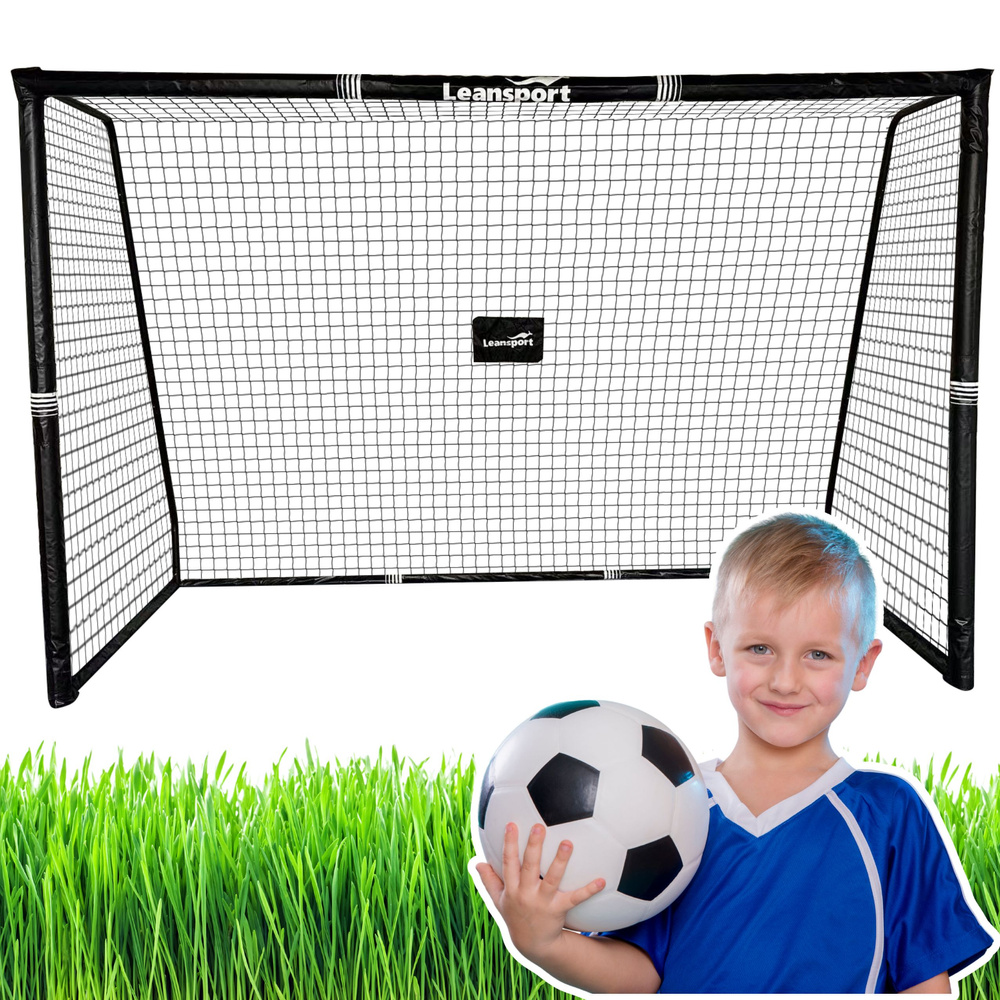 Vaikiški metaliniai futbolo vartai 180x120x60 cm