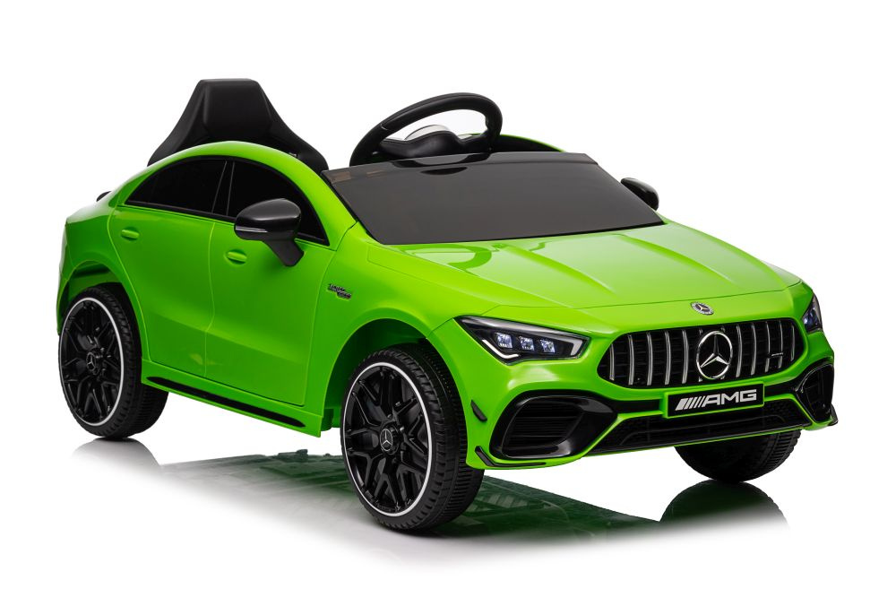Akumuliatorinis automobilis mercedes cla 45s amg žalias 4x4