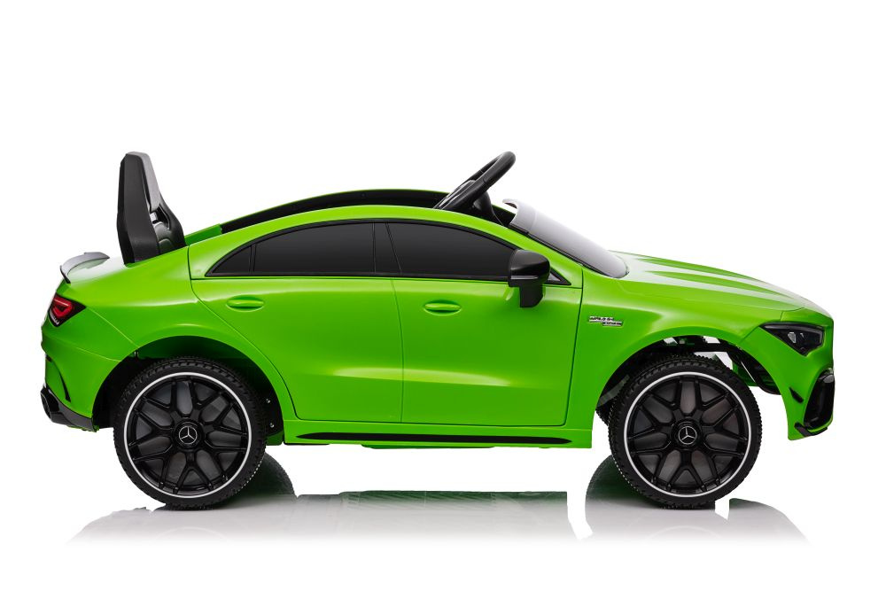 Akumuliatorinis automobilis mercedes cla 45s amg žalias 4x4
