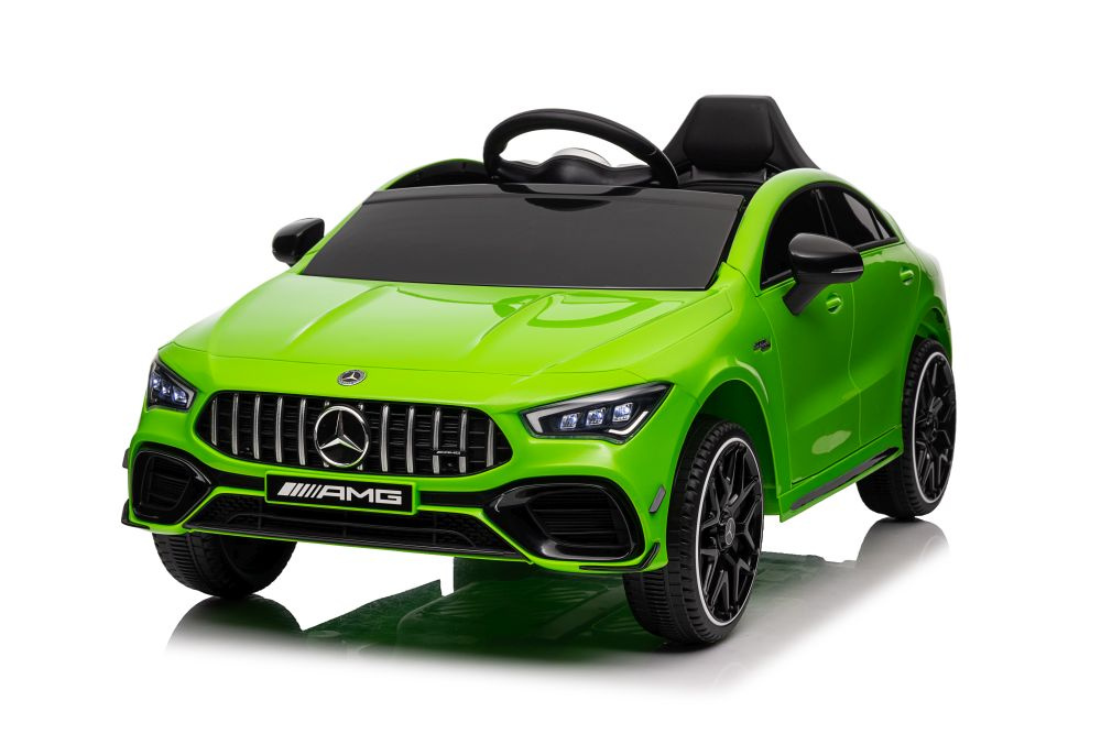 Akumuliatorinis automobilis mercedes cla 45s amg žalias 4x4