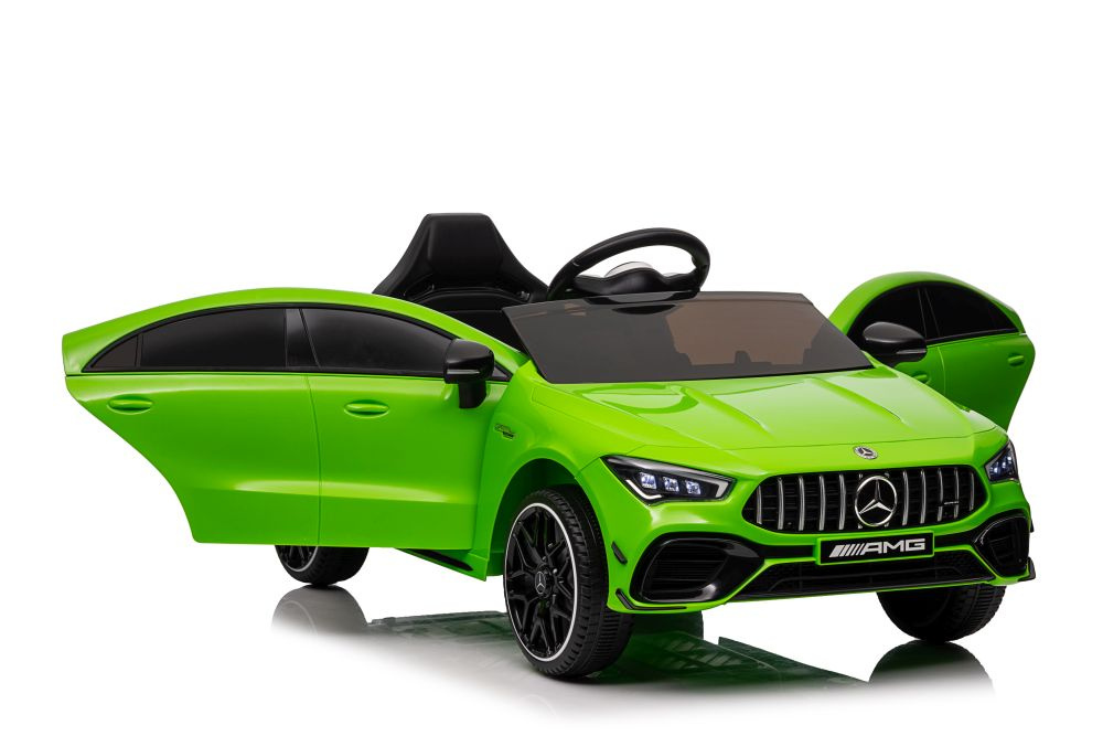 Akumuliatorinis automobilis mercedes cla 45s amg žalias 4x4