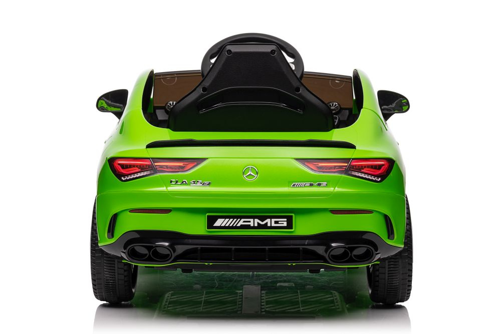 Akumuliatorinis automobilis mercedes cla 45s amg žalias 4x4
