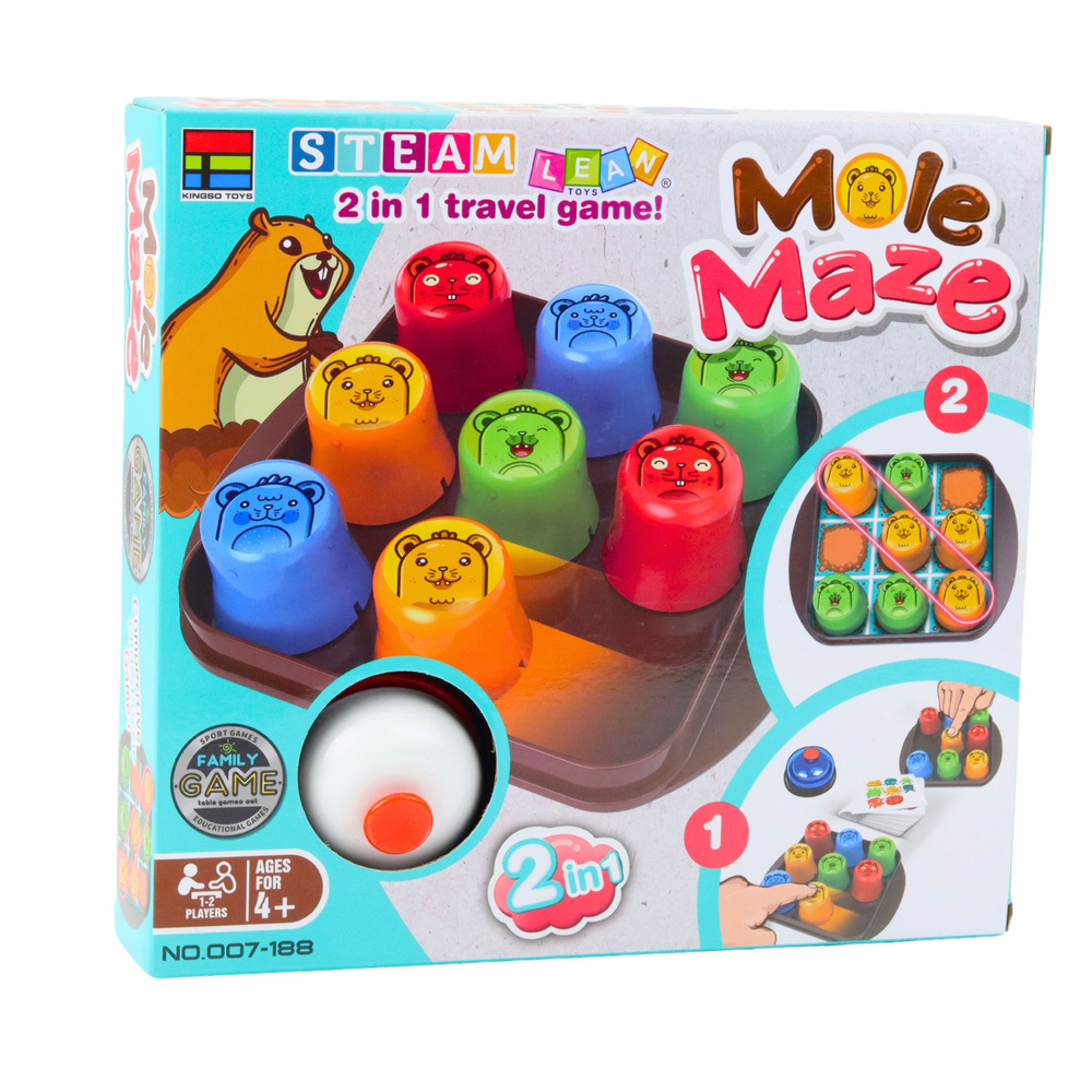 Mole maze 2in1 lavinamasis žaidimas vaikams