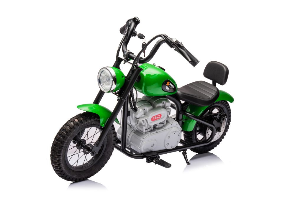 Akumuliatorinis motociklas a9902 36v žalias