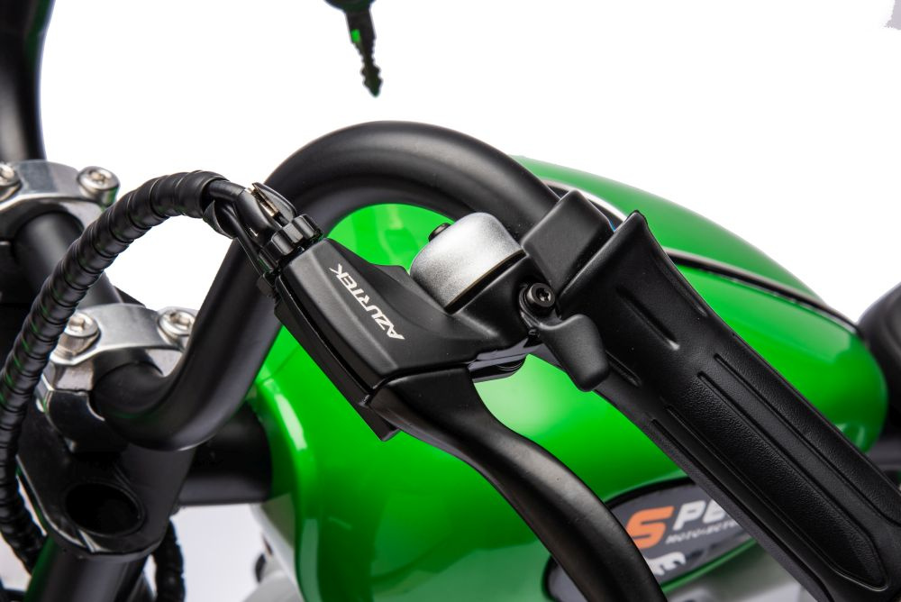 Akumuliatorinis motociklas a9902 36v žalias