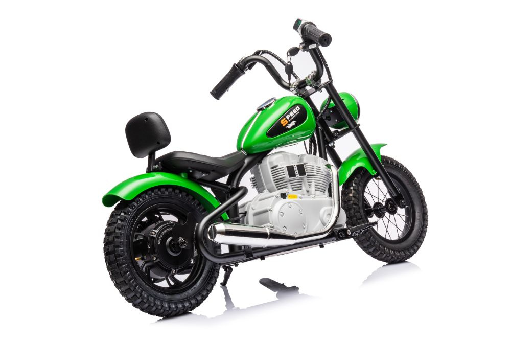 Akumuliatorinis motociklas a9902 36v žalias