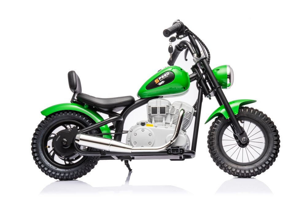 Akumuliatorinis motociklas a9902 36v žalias