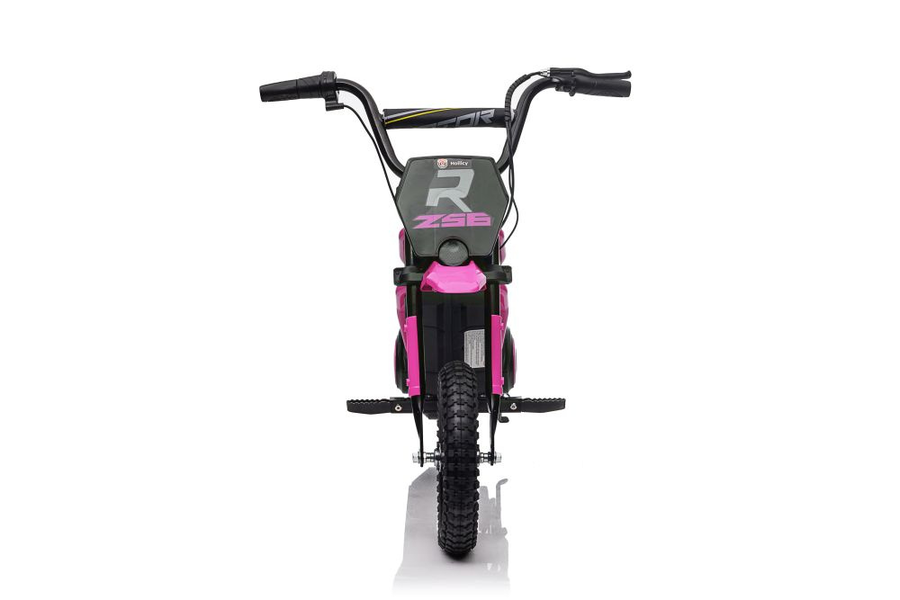 Rožinis sx2328 elektrinis vaikiškas krosinis dviratis