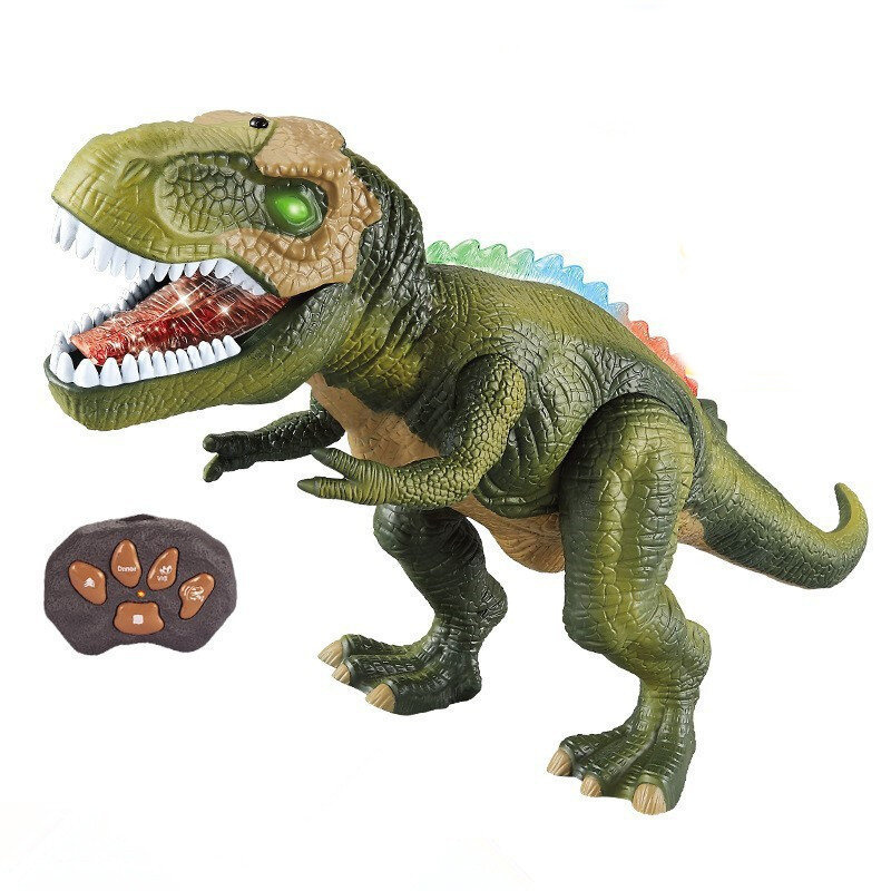 Nuotoliniu būdu valdomas t-rex dinozauras su šviesomis ir garsais
