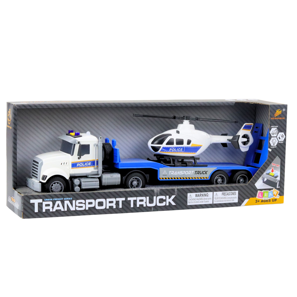 Policijos transportavimo sunkvežimis su sraigtasparniu, 46x14x9 cm