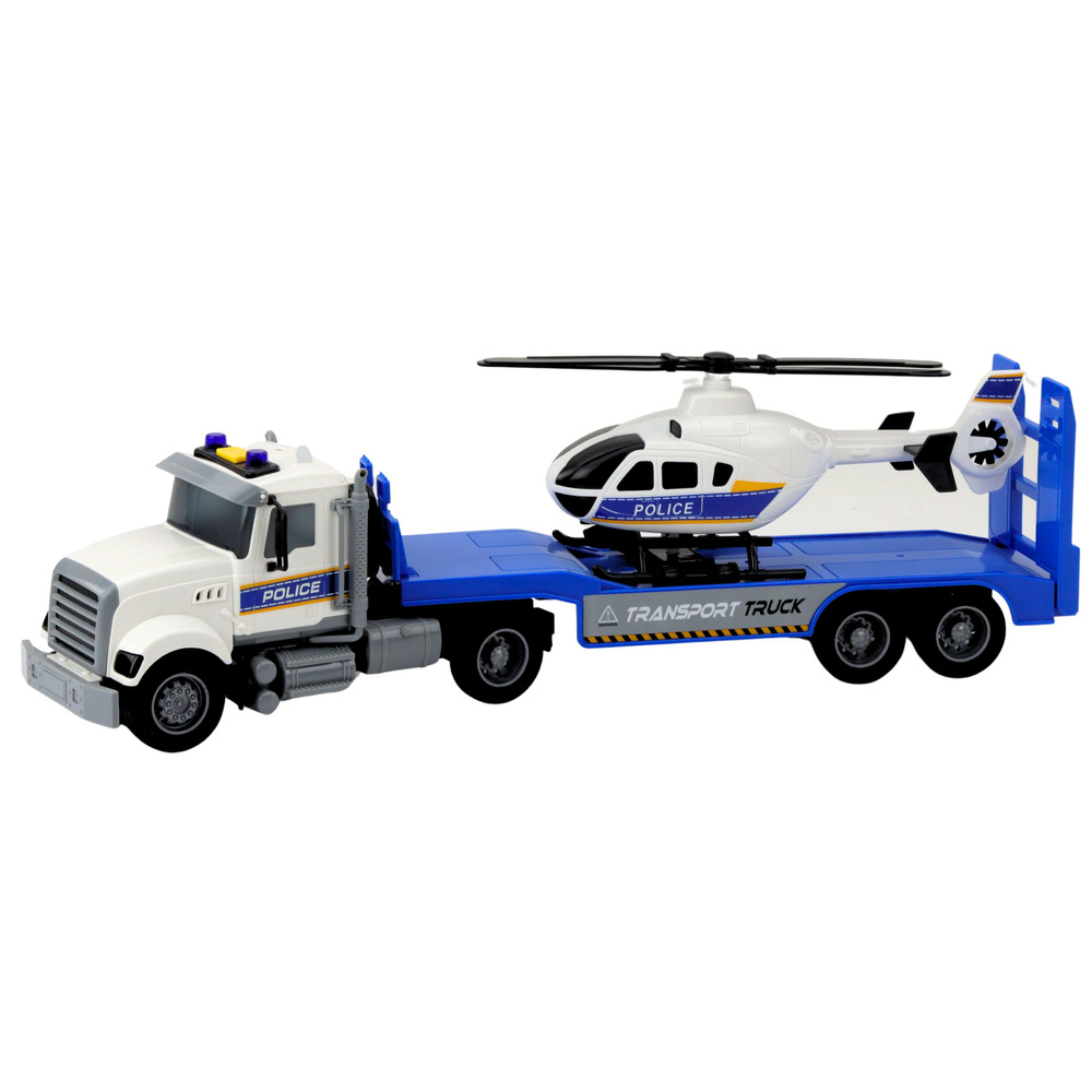 Policijos transportavimo sunkvežimis su sraigtasparniu, 46x14x9 cm 1