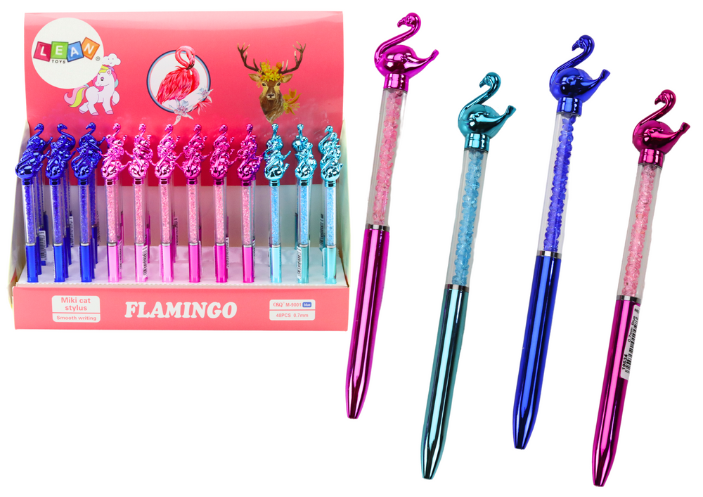Flamingo tušinukas su mėlynu rašalu 0,7 mm