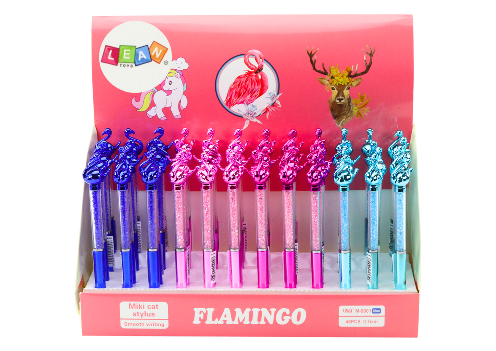 Flamingo tušinukas su mėlynu rašalu 0,7 mm