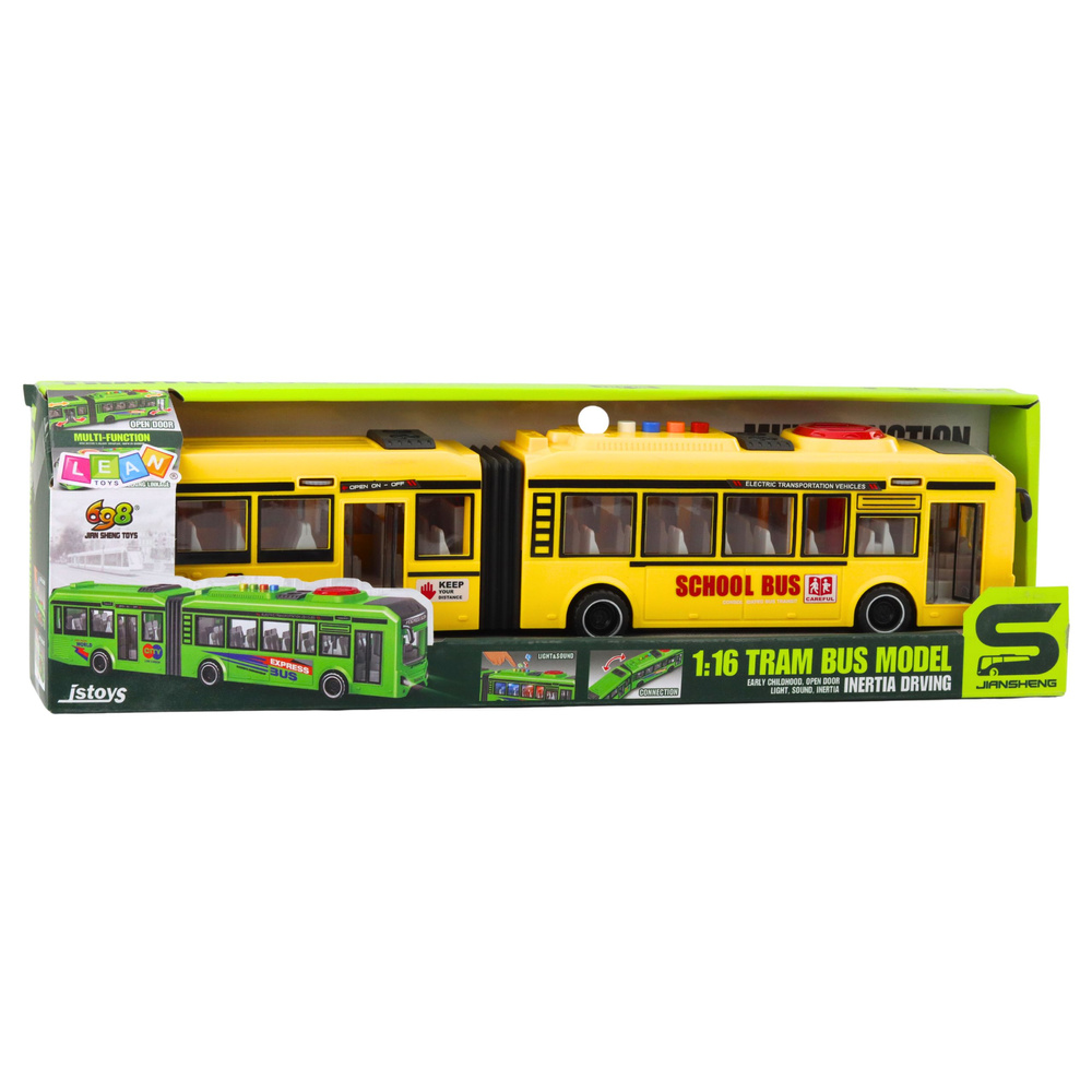 Žaislinis autobusas su šviesomis ir garsais 1:16 3