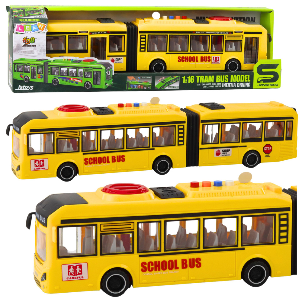 Žaislinis autobusas su šviesomis ir garsais 1:16