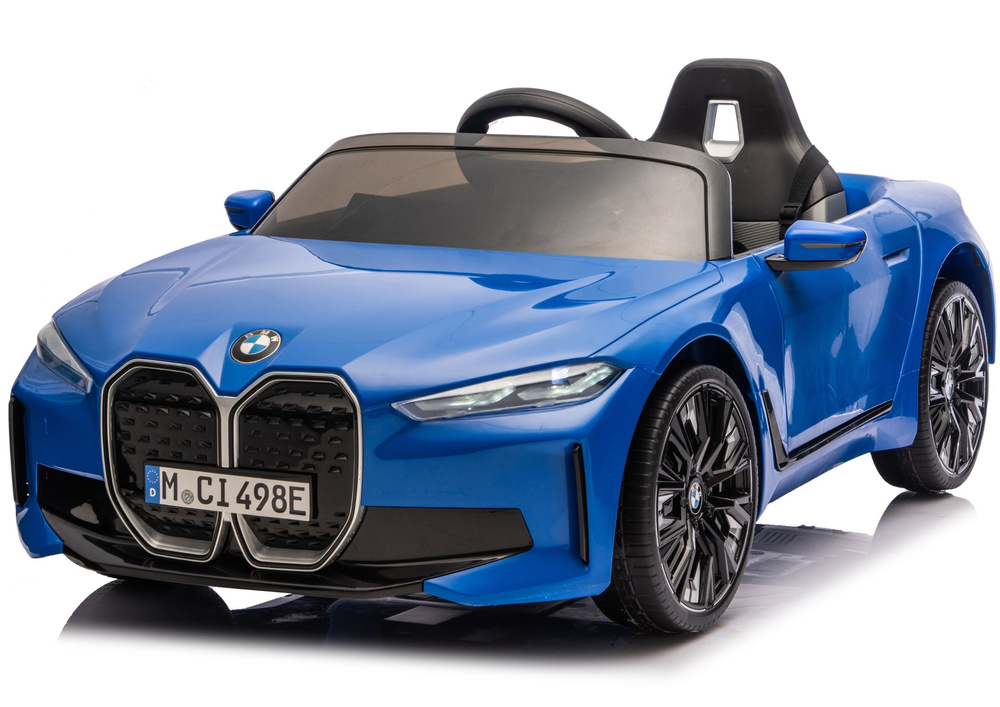 Vaikiškas elektrinis automobilis BMW i4 4x4 JE1009 mėlynas